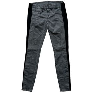 Armani Exchange Gray and Black Skinny Jeans